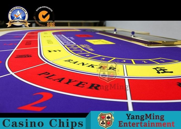 El póker electrónico de lujo de alta calidad de las ruedas de ruleta de Professnional de la tabla del póker del casino del bacará LED modifica para requisitos particulares