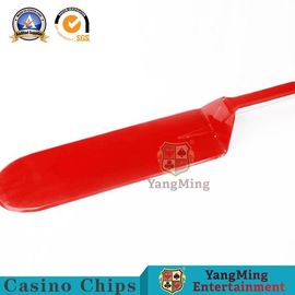 Classic Casino Game Accessories Red Color Poker Playing Card Paddle For Gambling Table