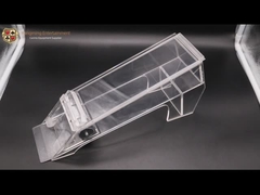 8 pares Lleno-transparentes de zapato manual especial del distribuidor autorizado del casino del naipe del póker