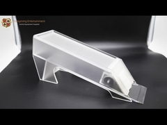 8 pares de distribuidor autorizado helado de acrílico de la tabla del casino de las tarjetas plásticas de las tarjetas del póker pueden ser modificados para requisitos particulares