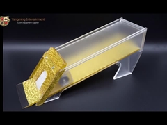 El distribuidor autorizado de la tabla del casino del póker de la cubierta de Texas Poker Baccarat Polished Gold 8 acepta de encargo