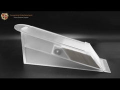 La cubierta de Designed Upgraded 8 del fabricante heló el zapato de acrílico del distribuidor autorizado de la tarjeta de la tabla del póker