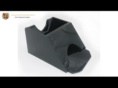 Zapato de acrílico del distribuidor autorizado de la tabla del póker de la veintiuna del casino del color de lujo del negro 2-Deck