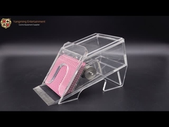 Juego de Niuniu Texas Black Jack Poker Table 2 pares de zapato de acrílico transparente del distribuidor autorizado de la tarjeta