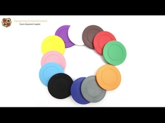 Póker plástico Chips With No Denomination del ABS de Texas Roulette Casino Table 4g