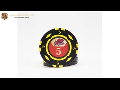 Nuevo modificado para requisitos particulares 600 pedazos del club Chips Texas Poker Table Game Chips fijó la caja de la aleación de aluminio