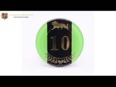 identificación de acrílico de Chip Set Crystal Plastic del póker del casino de la tabla RFID del bacará 800pcs adaptable