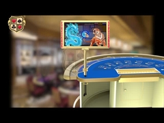 Monitor de doble cara DY07Thick de 27 pulgadas con luces para juegos de póquer de casino