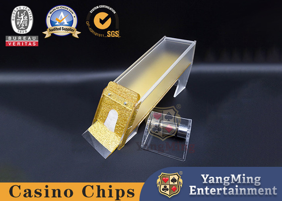 comprar Distribuidor autorizado de la tabla del casino del póker de la cubierta de Texas Poker Baccarat Polished Gold 8 del zapato del distribuidor autorizado de la tarjeta de encargo Fabricación en línea