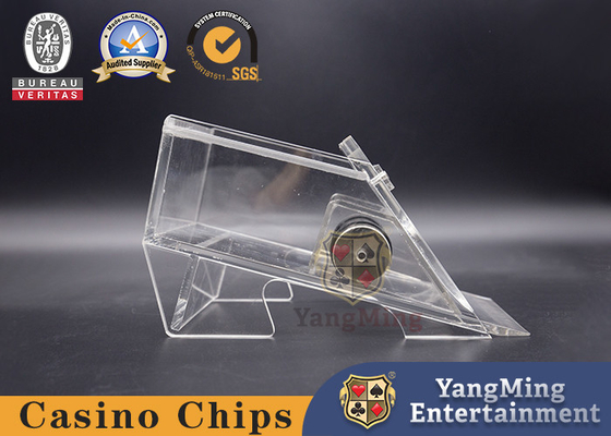 comprar 2 pares de la tarjeta del distribuidor autorizado del zapato del juego de acrílico transparente de Niuniu Texas Black Jack Poker Table Fabricación en línea