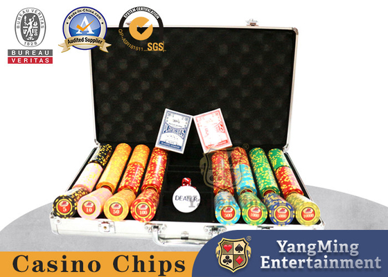 comprar Modificado para requisitos particulares 600 pedazos aporree a Chips Texas Poker Table Game Chips fijan la caja de la aleación de aluminio Fabricación en línea