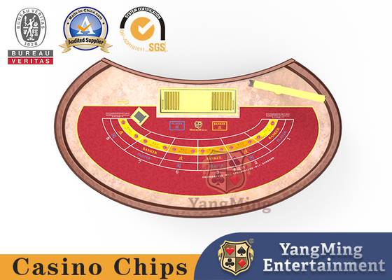 comprar Color modificado para requisitos particulares tabla del póker de Mini Six People Oval Step de la tabla del póker de Lucky Six Baccarat Casino Fabricación en línea