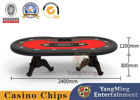comprar Jugador de madera sólido modificado para requisitos particulares de Tiger Shaped 8 de la tabla del póker del casino Fabricación en línea