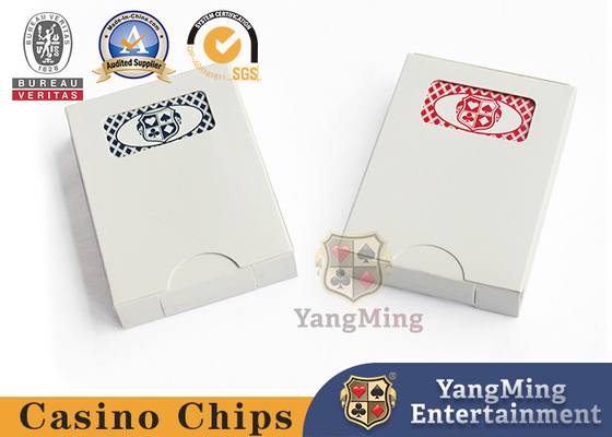 comprar Tarjetas profesionales modificadas para requisitos particulares fábrica original del póker del casino en el punto dual rojo y azul del color disponible para el arreglo para requisitos particulares Fabricación en línea