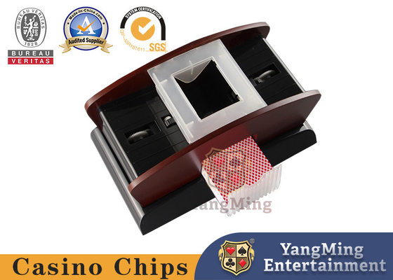 comprar Material de madera Texas Poker Table Shuffle Machine de la sola del póker de la batería máquina de la barajadura Fabricación en línea
