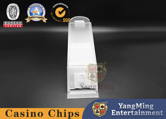 comprar Pulido liso helado cubierta del borde de la tarjeta del cuadro 8 del casino del OEM del zapato de acrílico del distribuidor autorizado Fabricación en línea