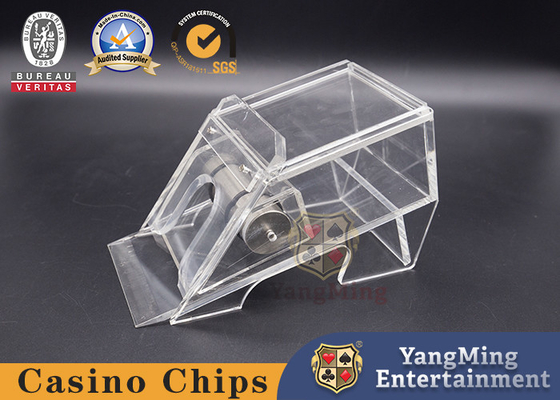 comprar 1 zapato de acrílico transparente de lujo del distribuidor autorizado de la tabla del póker de la veintiuna del casino del zapato del distribuidor autorizado de la tarjeta de la cubierta Fabricación en línea