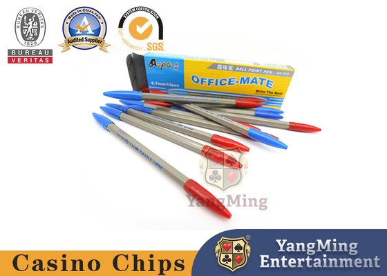 comprar Bacará Dragon Tiger Casino Game System Red del ABS y bolígrafo de registración azul Fabricación en línea