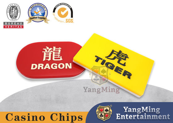 comprar La temperatura alta talló el juego de acrílico de Dragon Tiger Marker Casino Poker Table Fabricación en línea