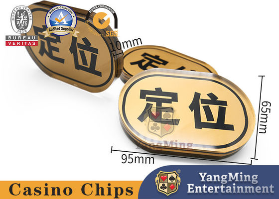 comprar Tarjeta de posicionamiento ovalado de oro de juego de mesa Bull Poker Internacional Fabricación en línea