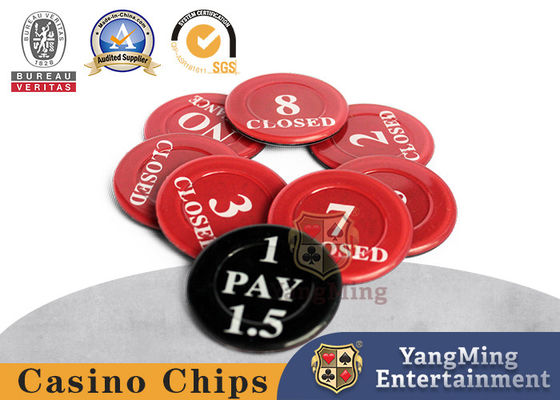 comprar Chips de posición de la mesa de póquer acrílico Niu Niu para el juego de casino Fabricación en línea