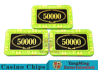 comprar Anti - falsificación de Crystal Poker Chips/del póker rectangular Chips For Casino Fabricación en línea