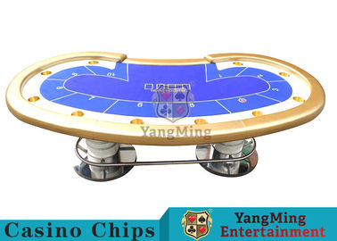 comprar Tabla del póker del casino de 10 jugadores/tablas de encargo del póker con las piernas de la forma del disco Fabricación en línea