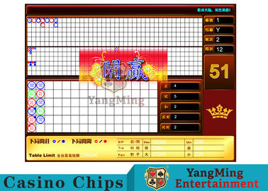 comprar Sistemas de juego internacionales del bacará del club del casino convenientes para la exhibición estándar de Bill del camino de la tabla del póker de la muestra del límite Fabricación en línea