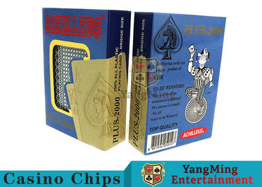 comprar Naipes plásticos de encargo del diseño especial para los juegos del casino dedicados Fabricación en línea