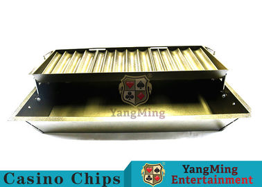 comprar Póker Chip Holder Suitable For de la fila de Clay Chips Float Lift And Down 14 de las filas de la capa doble 15 40m m Chips Carrier redondo Fabricación en línea