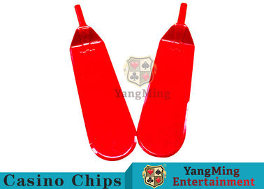 comprar Los naipes plásticos de acrílico del bacará traspalan la pala de la tabla del póker de los accesorios del juego del casino Fabricación en línea