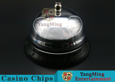 comprar   color plata de acero inoxidable Bell de la llamada del   de la tabla del bacará del   dedicado del casino para la llamada Bell de la palmada del metal de los juegos de tabla del póker del casino Fabricación en línea