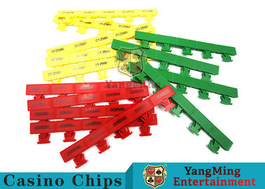 comprar El tenedor del distribuidor autorizado de los juegos de tabla del póker del casino del bacará dedicó el sello plástico de Seurity con tricolor Fabricación en línea
