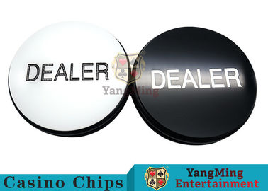 comprar Texas Sculpture Poker Blind Buttons con diseño de doble cara blanco y negro Fabricación en línea