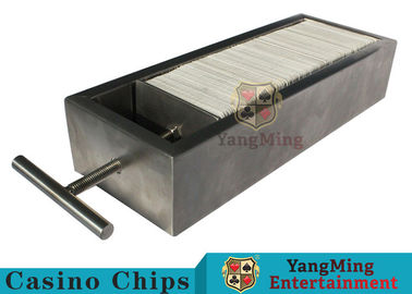 comprar Accesorios de acero inoxidables del juego del casino, portatarjetas del casino para 8 -10 cubiertas Fabricación en línea