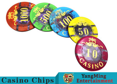 comprar póker plástico Chip Set With 760pcs del casino del grueso de 3.3m m en una caja interna Fabricación en línea