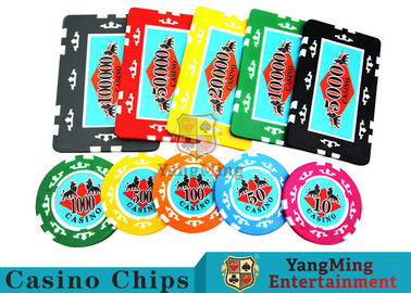 comprar Caja plástica de Chips With Custom Logo Dedicated del casino del ABS RFID del entretenimiento Fabricación en línea