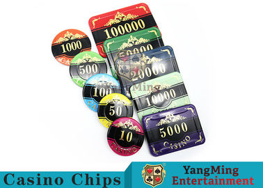 comprar Casino profesional Texas Holdem Poker Chip Set con la denominación modificada para requisitos particulares Fabricación en línea
