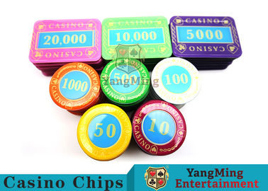 comprar El casino Crystal Personalized Poker Chips Set con multicolor puede ser Choosen Fabricación en línea