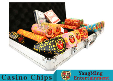 comprar caso de aluminio de 10,000Pcs 11.5g Clay Poker Chip Sets With para los juegos de juego Fabricación en línea
