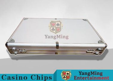 comprar Caja que lleva de aluminio para el póker Chip Box For 600pcs del metal del chipset del póker del casino Fabricación en línea