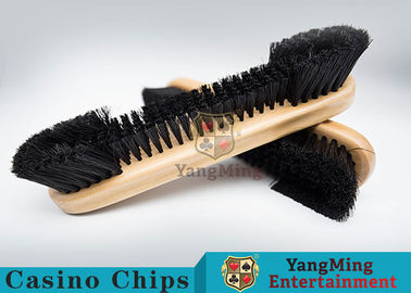 comprar La madera del arce de la tabla del casino cepilla la escobilla dedicada de la disposición de la tabla para los juegos de póker de juego del casino Fabricación en línea