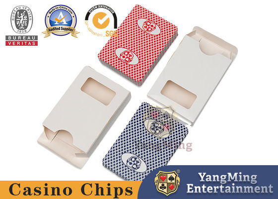 comprar Cartas de juego de PVC de plástico de casino personalizadas de dos colores Cartas de juego de corazón negro elástico Fabricación en línea