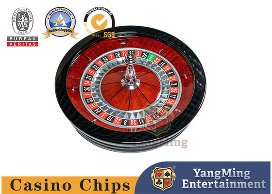 comprar Ruleta Manual Americana Juego de mesa de póquer hecho a mano de madera sólida Diámetro 82 cm Fabricación en línea