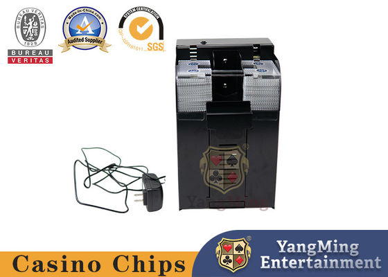 comprar Máquina de baraja de casino resistente al desgaste Black Metal Texas Hold'em Ocho mazos de cartas de póquer Casino Barreador automático de cartas Fabricación en línea