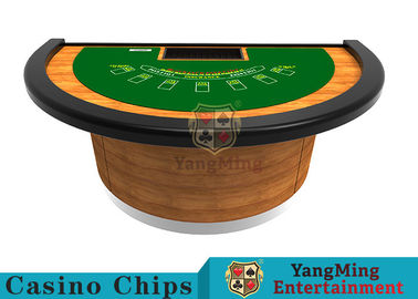comprar La mesa de juegos semicircular de Jack Poker Table Standard Casino del negro del diseño puede ser diseñada Fabricación en línea