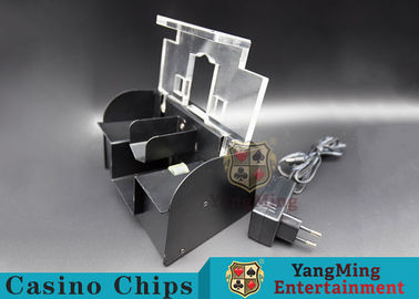 comprar Shuffler completamente automático de la tarjeta de la cubierta del metal 1-2 para Shuffler del póker de los juegos de naipe del casino el nuevo de la fuente de la fábrica Fabricación en línea