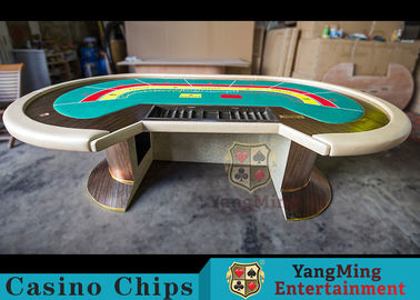 comprar Tabla impermeable del póker del casino/tabla profesional del póker con las barandillas de cuero Fabricación en línea