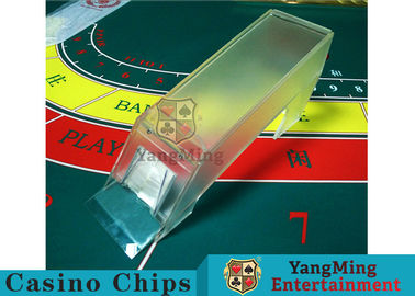 comprar Los naipes de las cubiertas del juego de póker 8 calzan el zapato de alta densidad grueso helado de la tarjeta del distribuidor autorizado del plexiglás del zapato de la tarjeta del casino del Shuffler Fabricación en línea