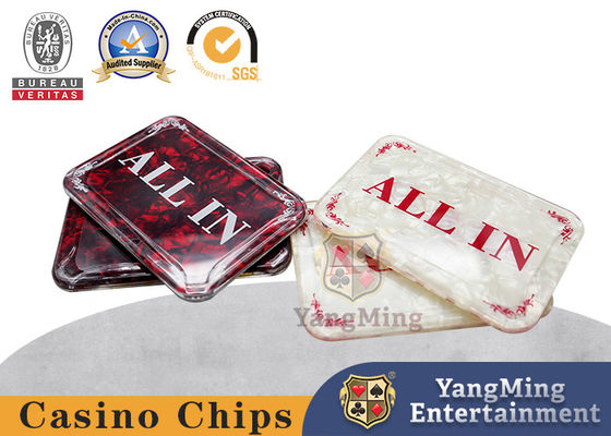comprar Nuevo cuadrado de acrílico todo en la tarjeta de posicionamiento Texas Hold'em mesa de juego diseño de apuesta completa Fabricación en línea